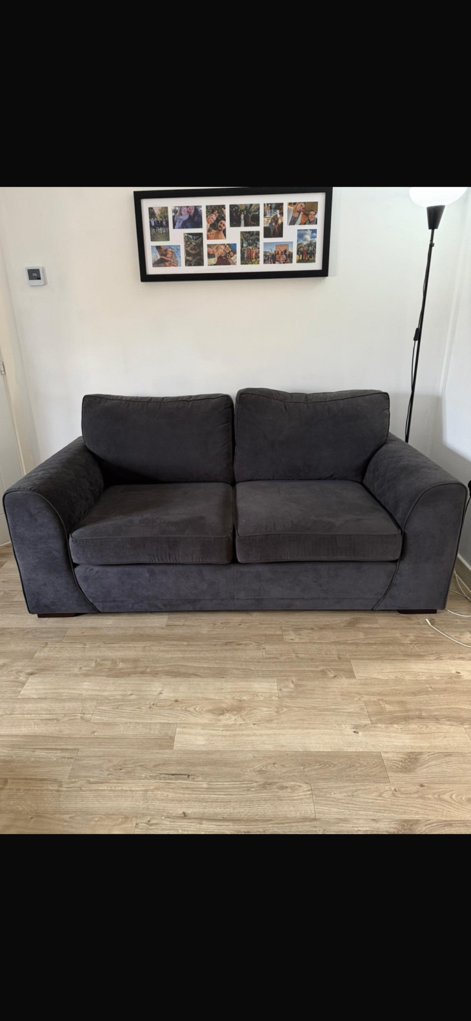 DFS black Orka sofa