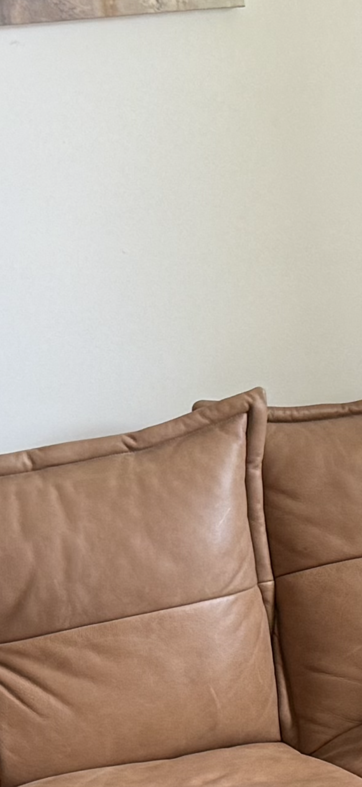 Tod Camel Leather Corner Group by Alexander & James