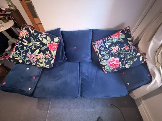Joe Brown Navy sofa