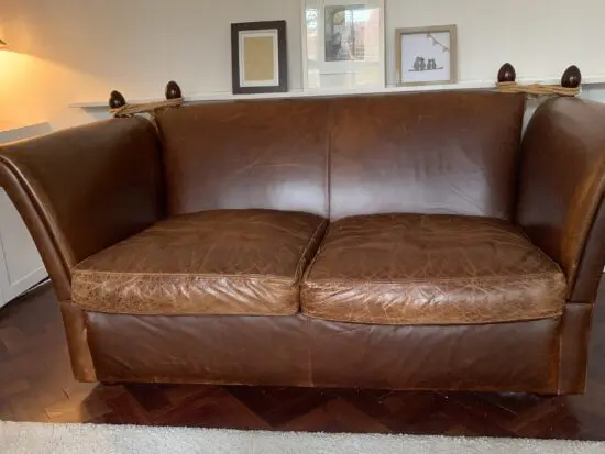 Laura Ashley leather day bed