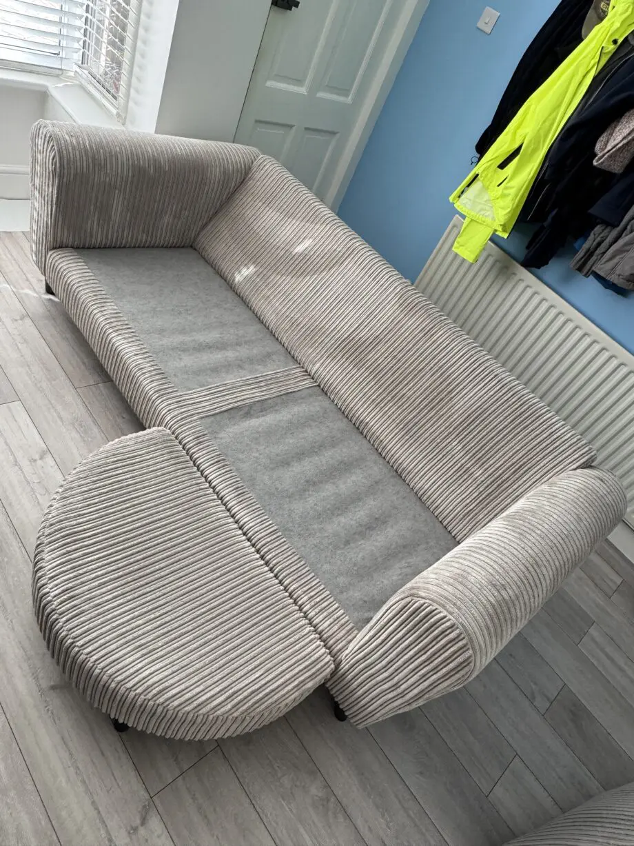 DFS ‘Honey’ range 4 seater lounger in grey
