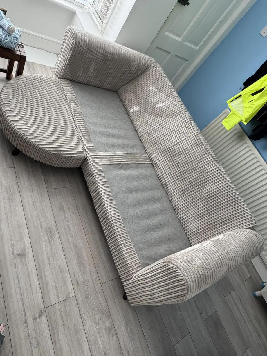 DFS ‘Honey’ range 4 seater lounger in grey