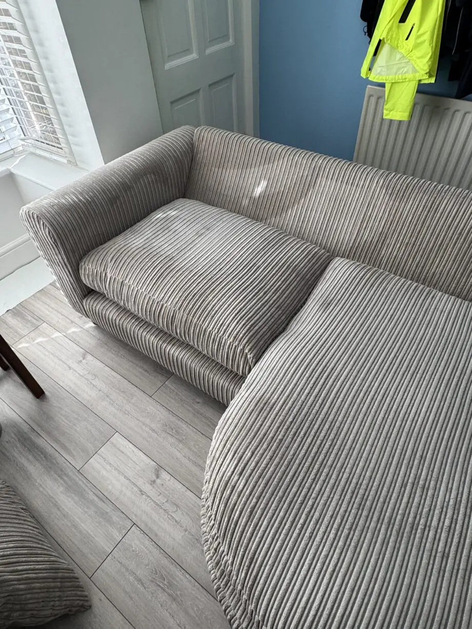 DFS ‘Honey’ range 4 seater lounger in grey