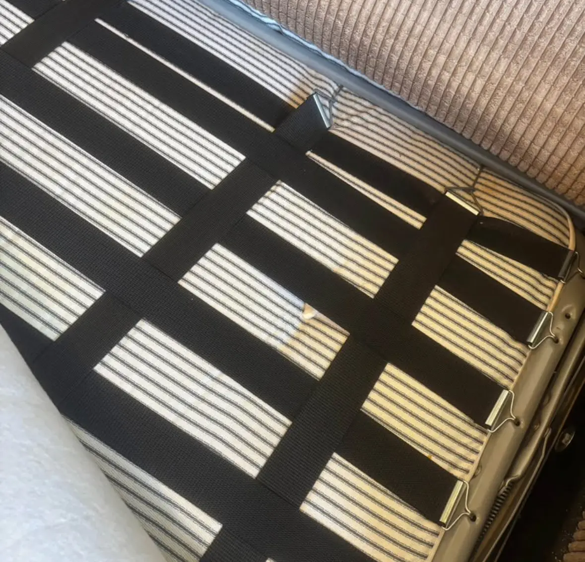 DFS Brown Corner Sofa with Double Sofa Bed