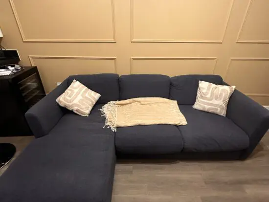 Habitat 3 seat sofa - JOSHUA LH CHAISE NAVY