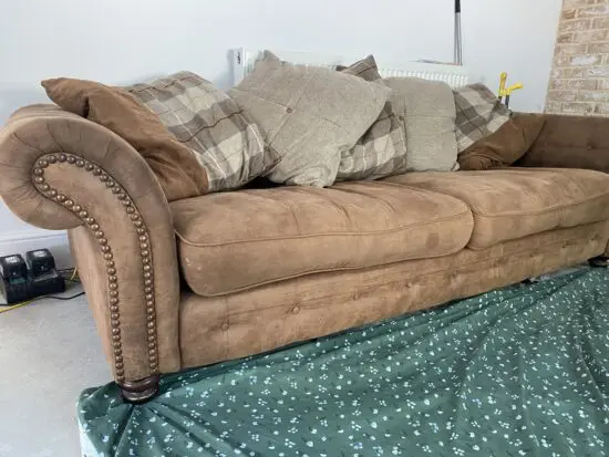 DFS pillow back sofa