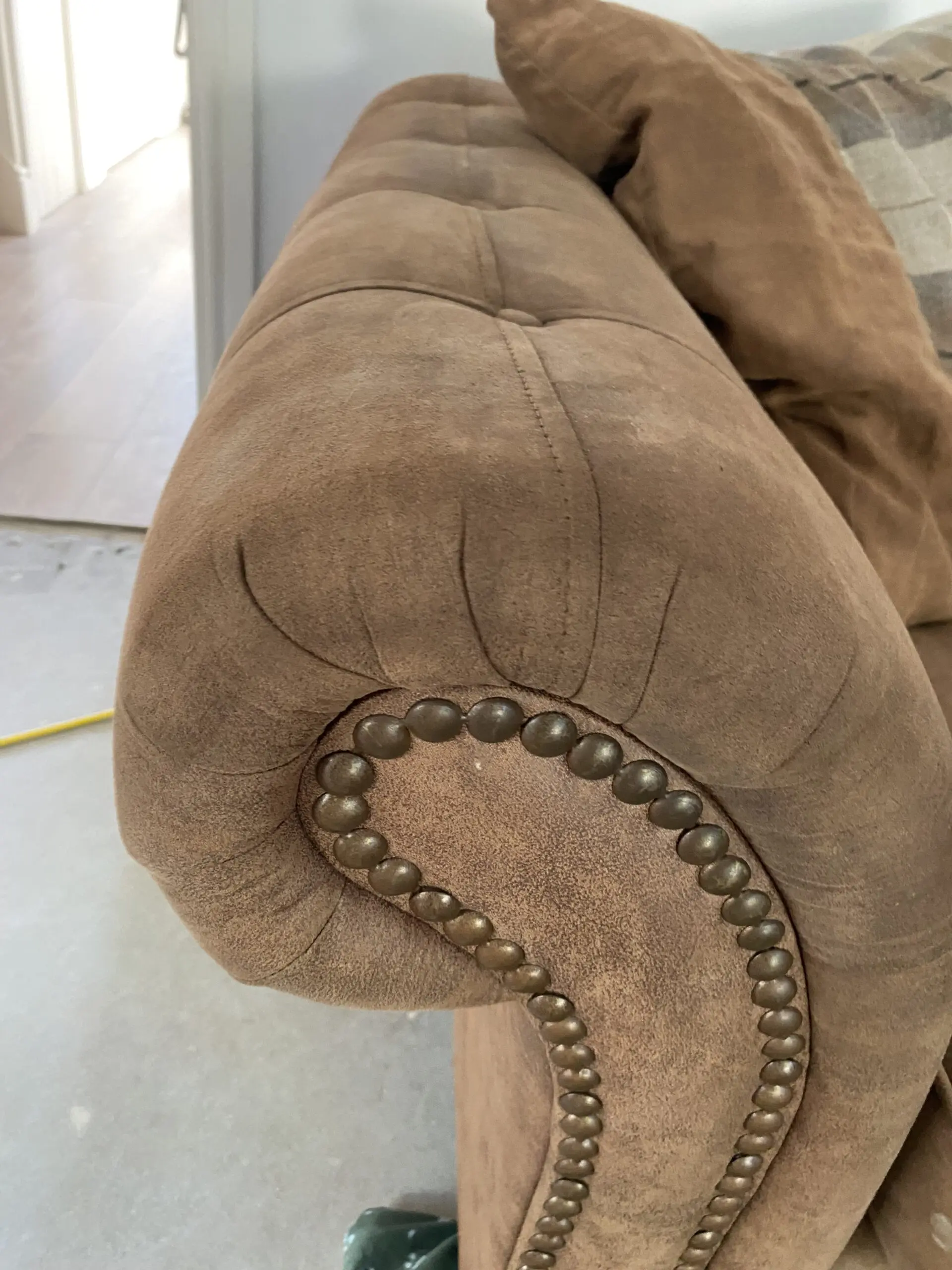 DFS pillow back sofa