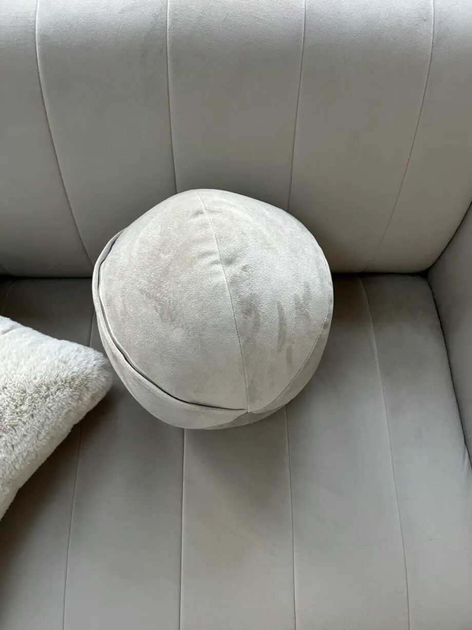 Sofology Matte Velvet Stone Fitzrovia 2 Seater Sofa