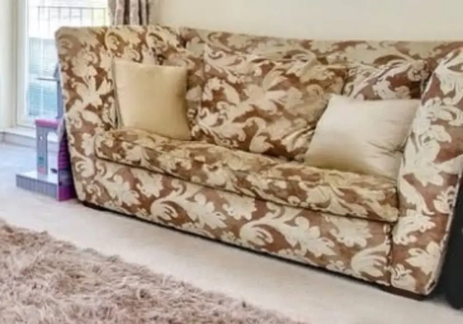 Italian velvet cream and gold