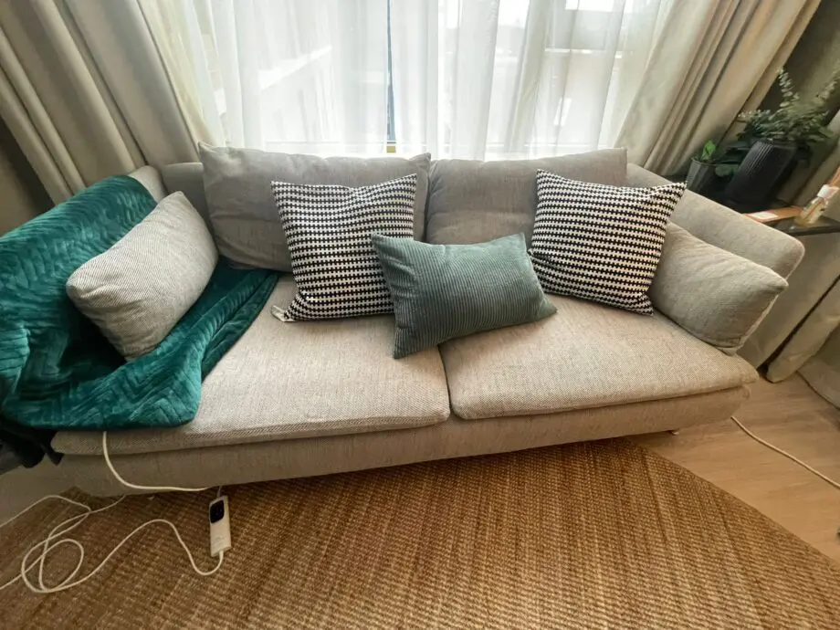 SÖDERHAMN 3-seat sofa, Viarp beige/brown (REMOVABLE WASHABLE COVER)
