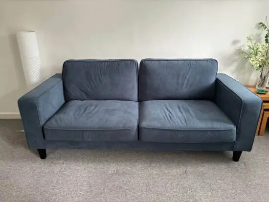 Blue fabric Sofa