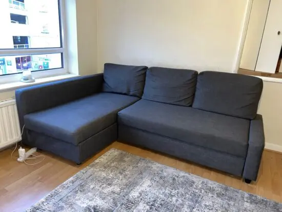 Ikea Grey Corner Sofa Bed With Storage