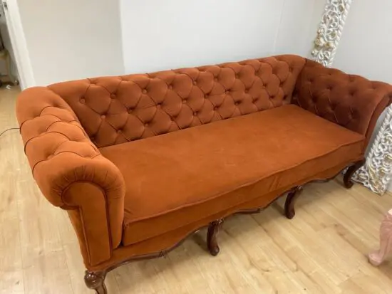 Stunning Teakwood Handcarved 3 seater sofa