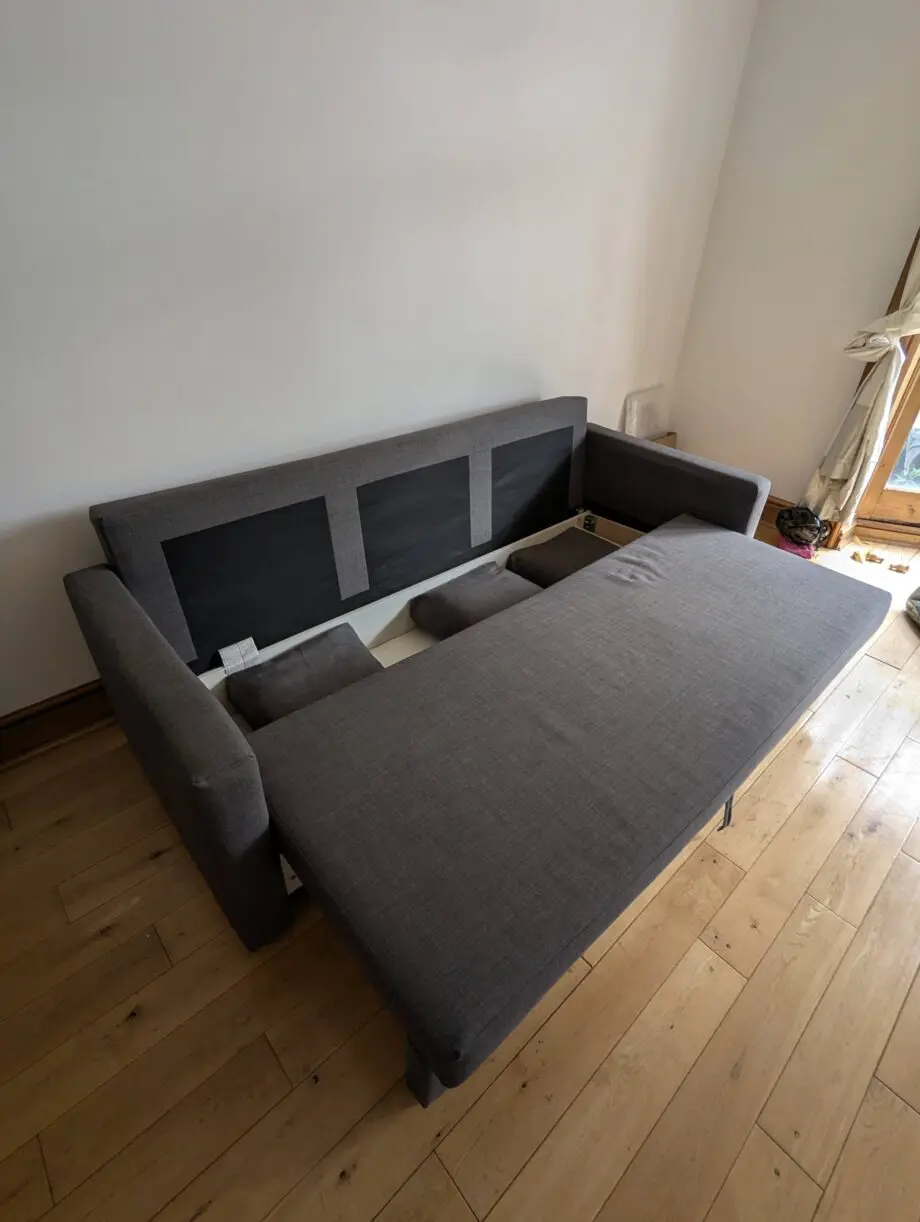 FRIHETEN Three-seat sofa-bed