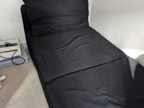 IKEA Soderhamn sofa (3 modules!) w. black Bemz covers £390 (original price £1,500!)