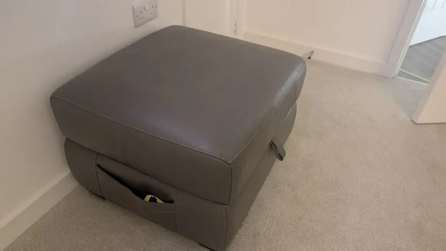 DFS Foster Sofas + Footstool set