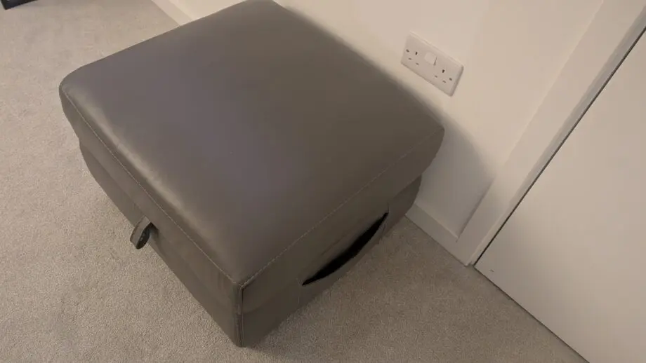 DFS Foster Sofas + Footstool set