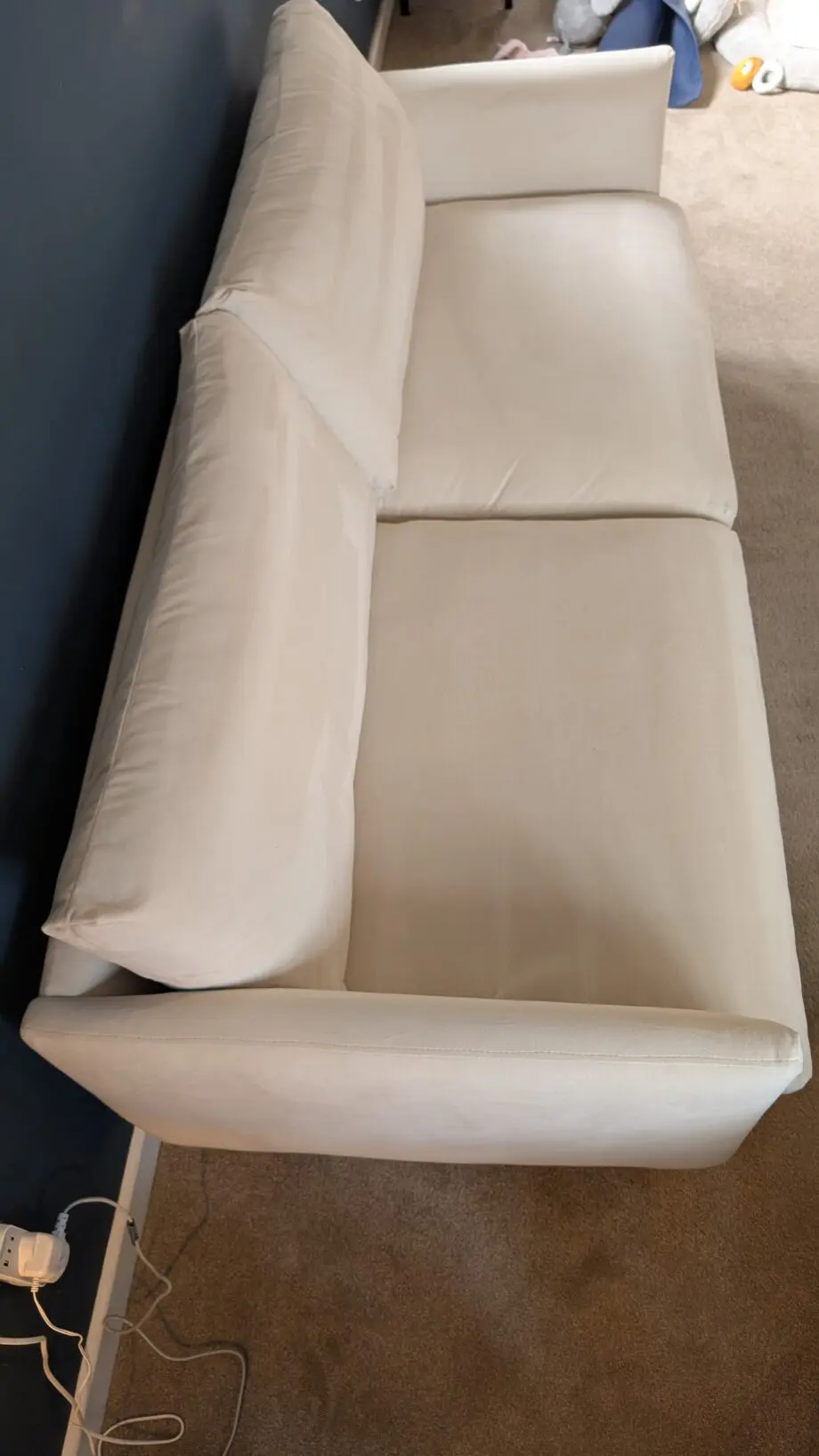 Swoon Luna 3-Seater Sofa in Bone Easy Velvet (2/2)