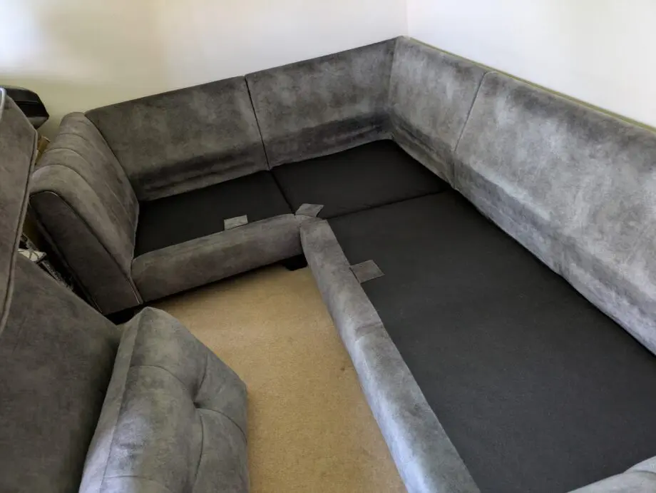 Furniture Village, charcoal, 4 seater corner sofa