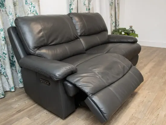 Furniture Village 3 Seat Power Recliner Sofa