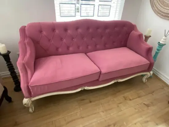 Stunning Teakwood Handcarved 3 seater sofa