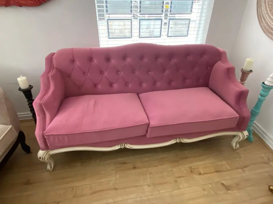 Stunning Teakwood Handcarved 3 seater sofa
