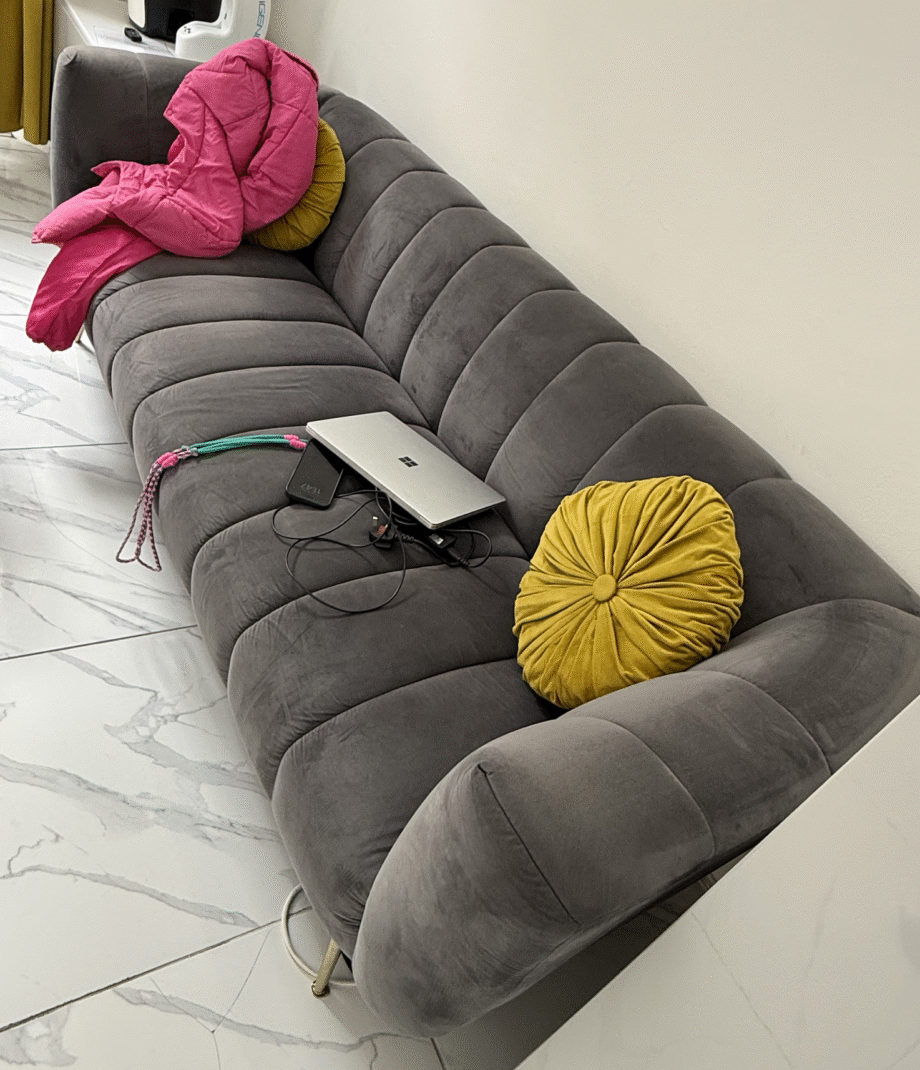 Cult Furniture Grey Sofa 3 seater