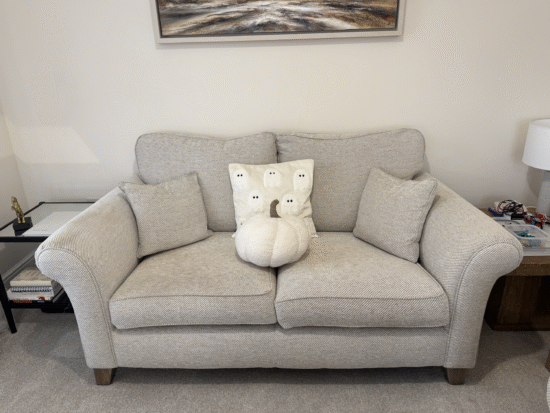 DFS Grey Sofa (3 seater, 2 seater & arm chair)