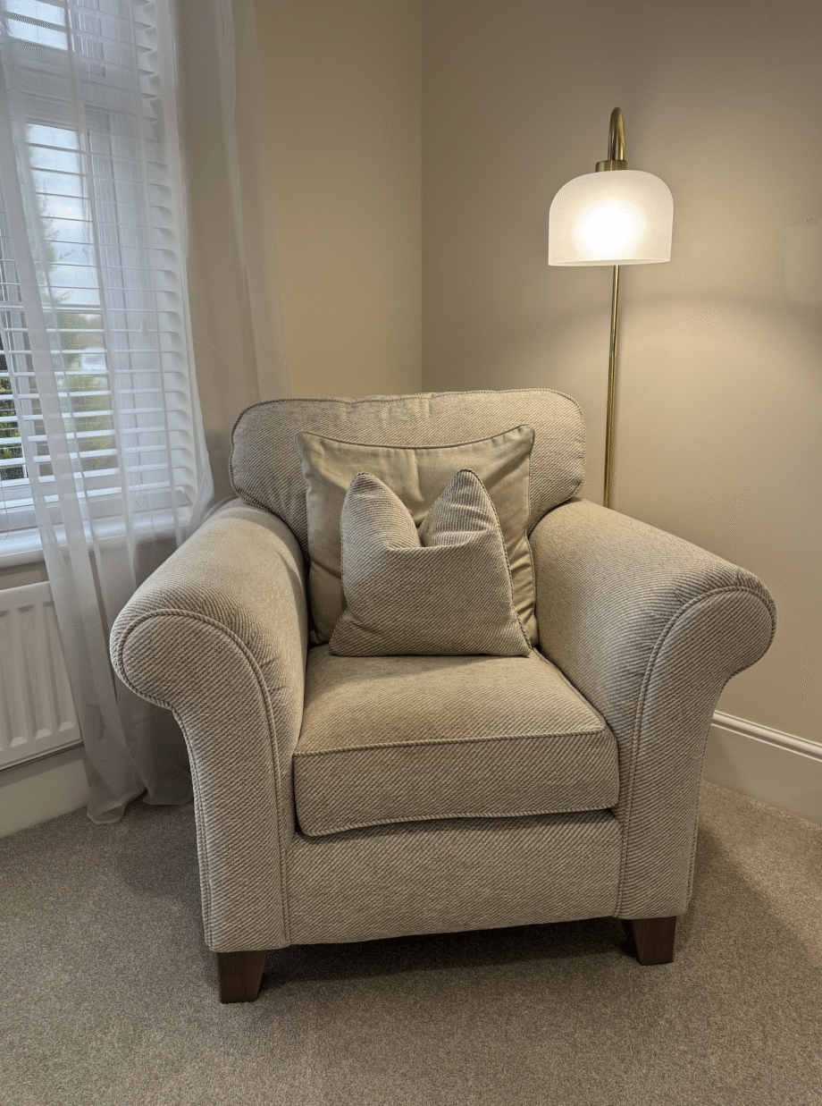 DFS Grey Sofa (3 seater, 2 seater & arm chair)
