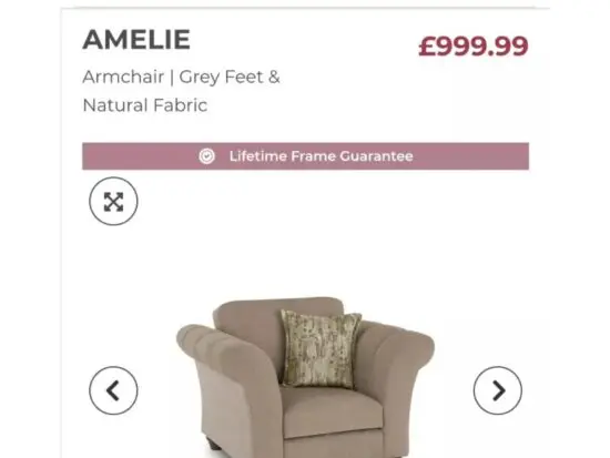 Oakfurnitureland Armchair