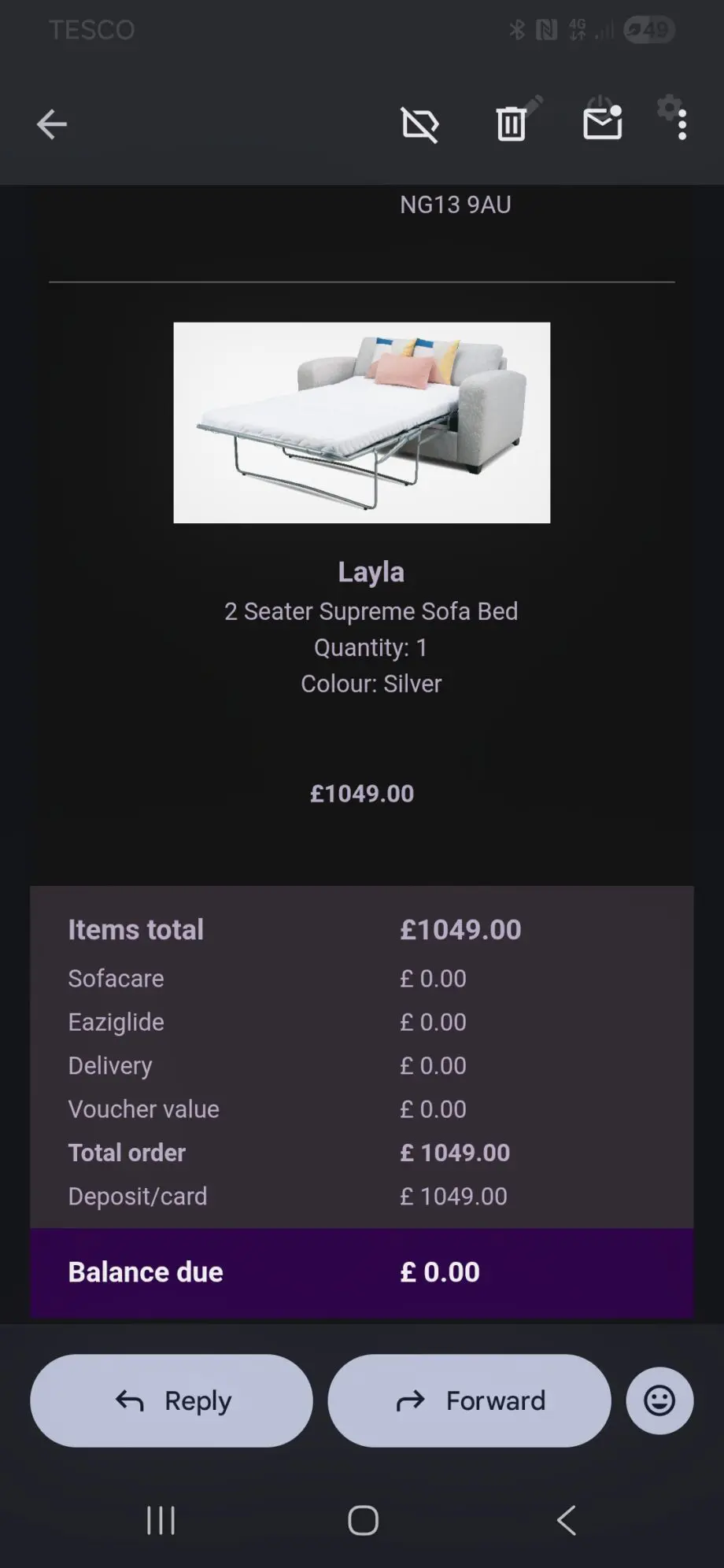 Dfs layla sofa bed