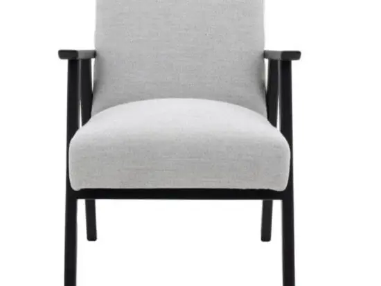 NEYLAND ARMCHAIR MOTTLED STONE 610X730X805MM