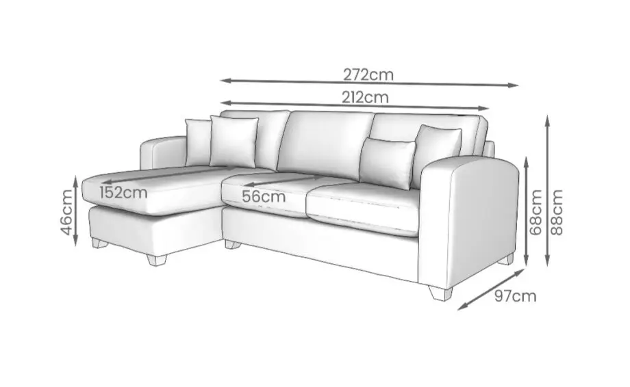 Layla L Shape Sofa