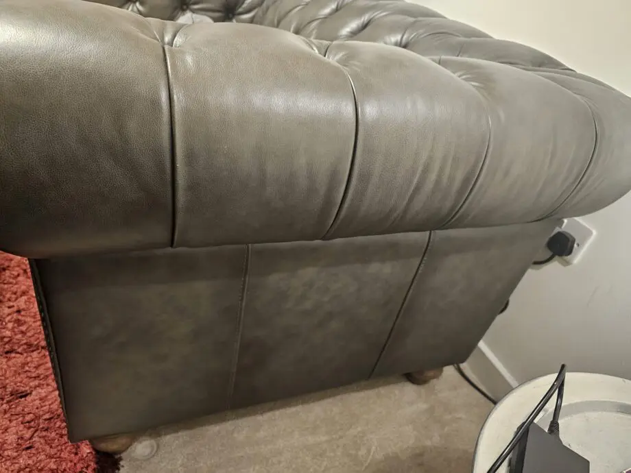 Allington 2 Seater Brown Leather Chesterfield Sofa