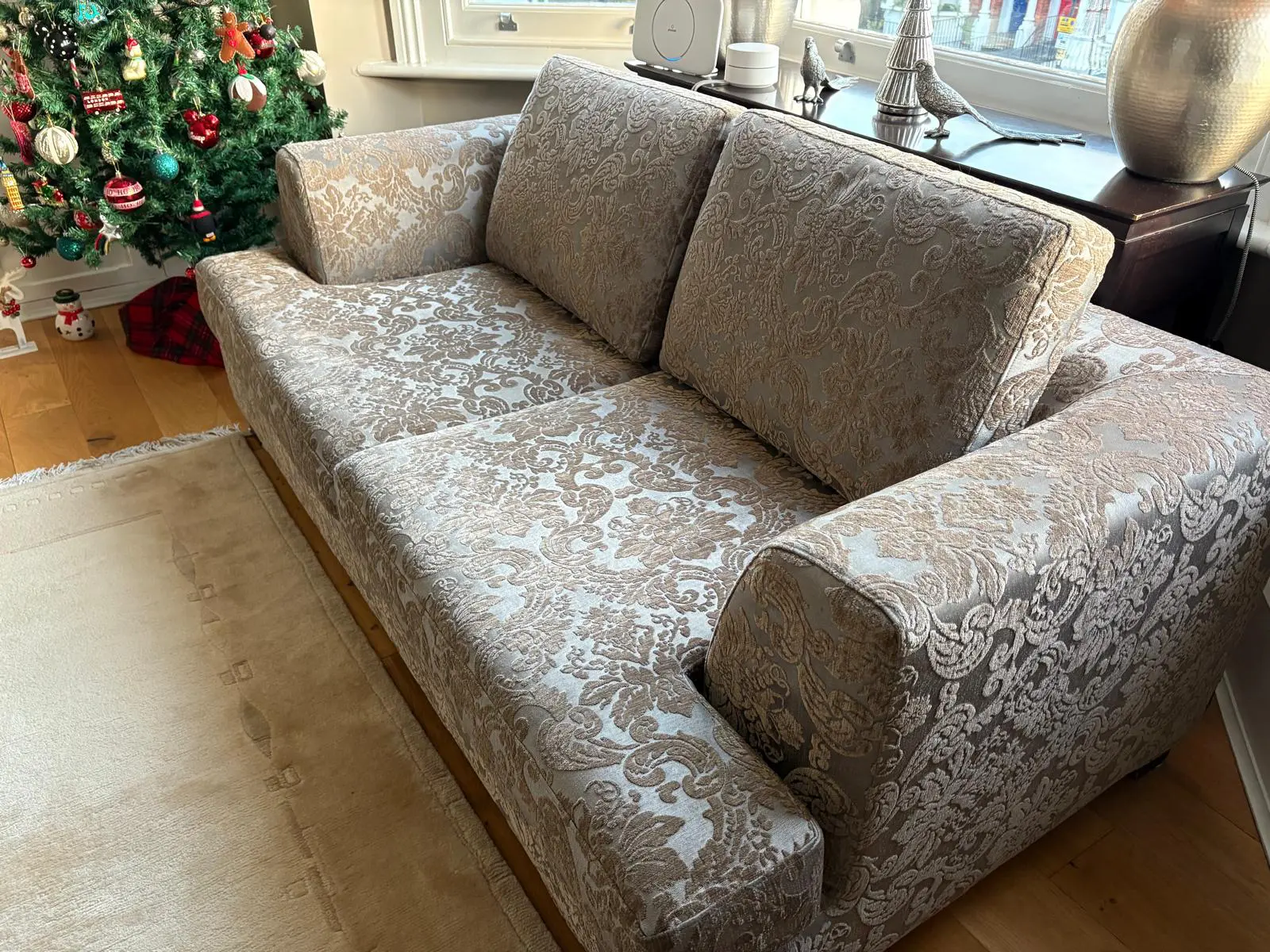 Grey velvety touch comfy sofa - manufactured by https://www.casa.com.tr/en/