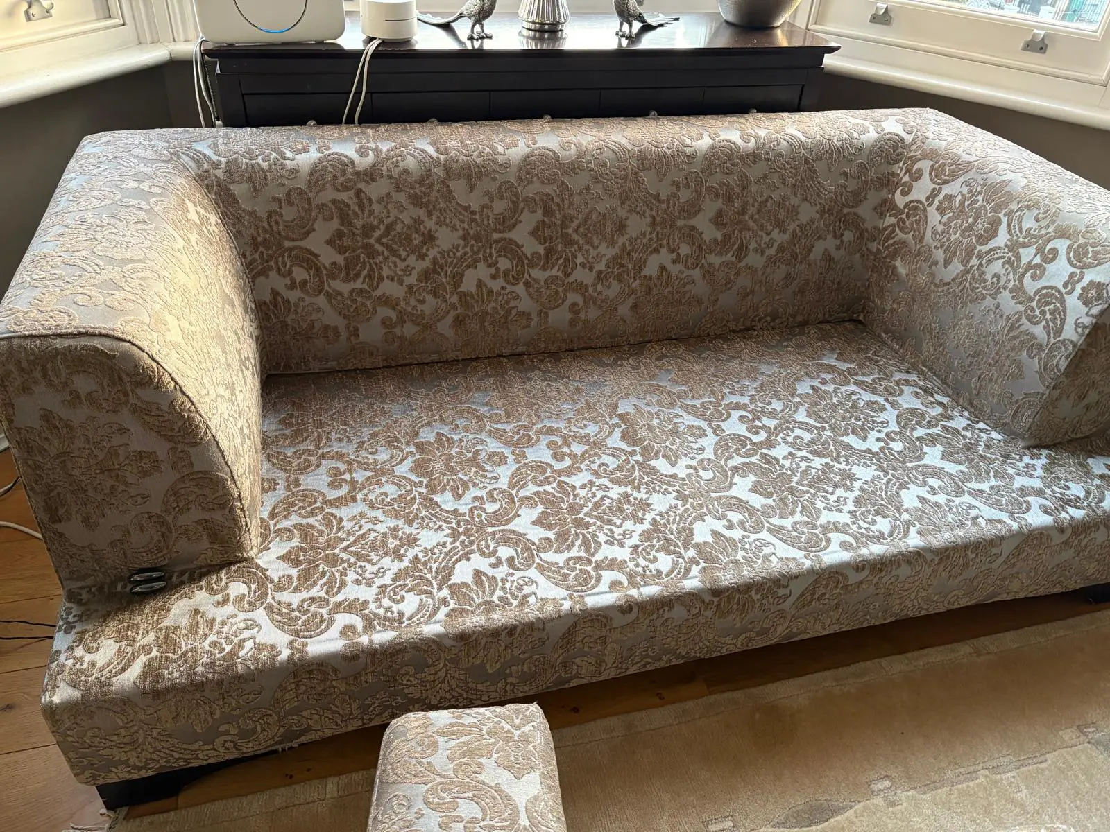 Grey velvety touch comfy sofa - manufactured by https://www.casa.com.tr/en/