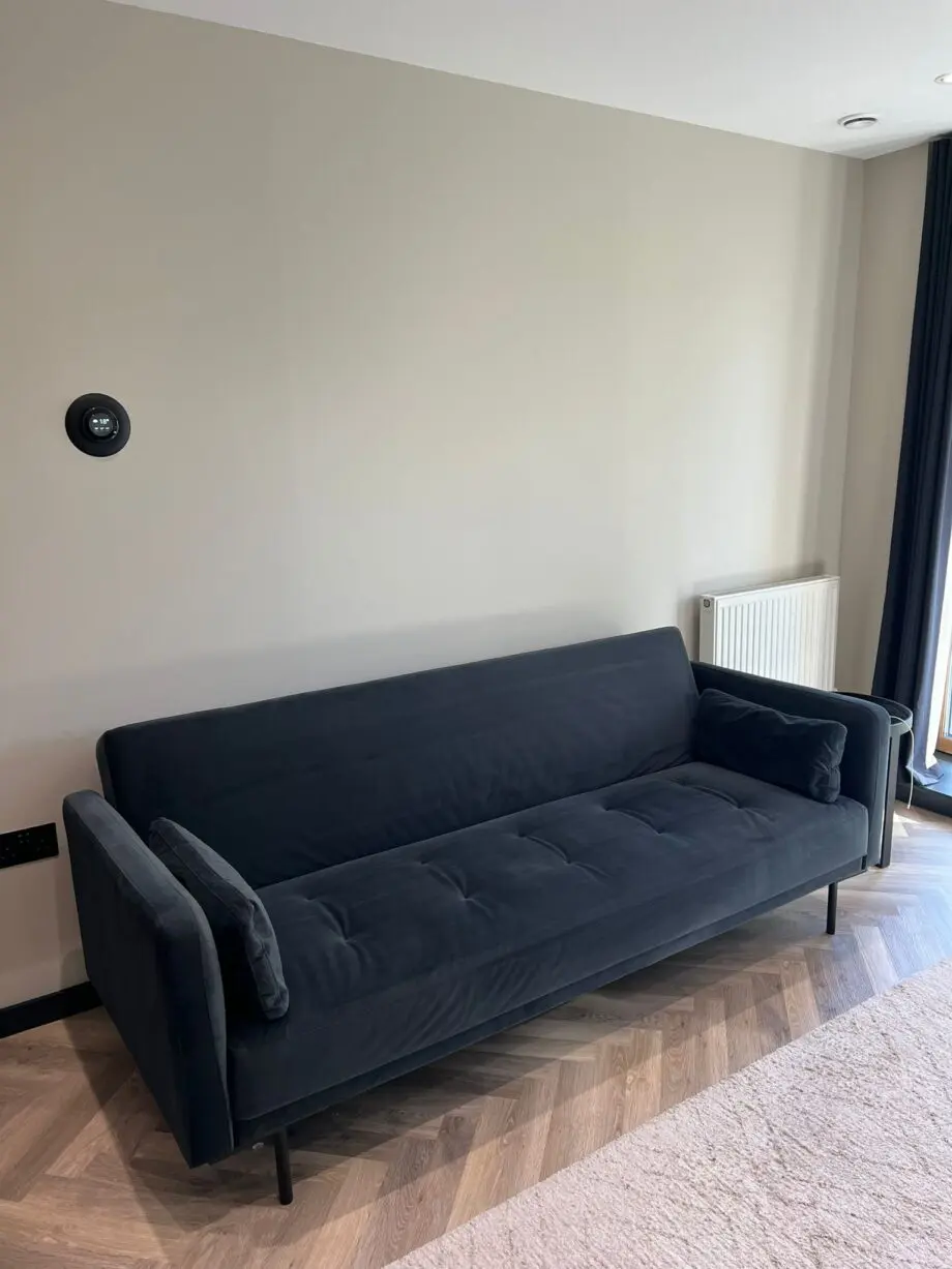 Made - Navy Blue - 3 Seater Sofa