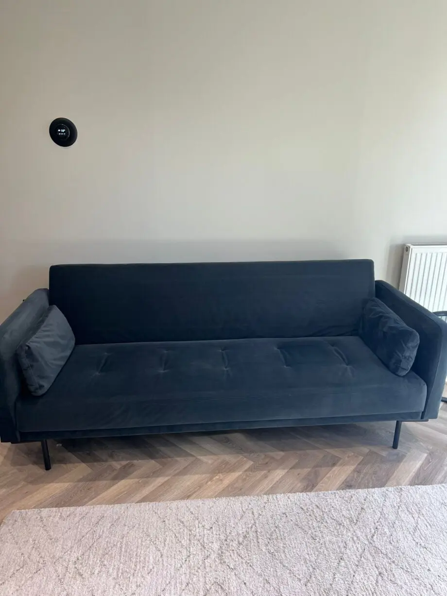 Made - Navy Blue - 3 Seater Sofa