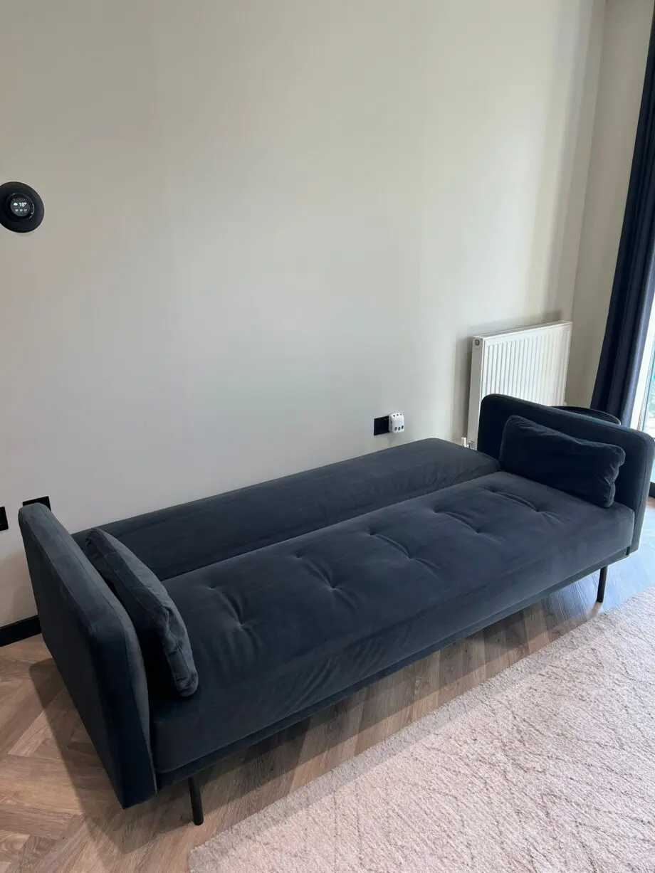 Made - Navy Blue - 3 Seater Sofa