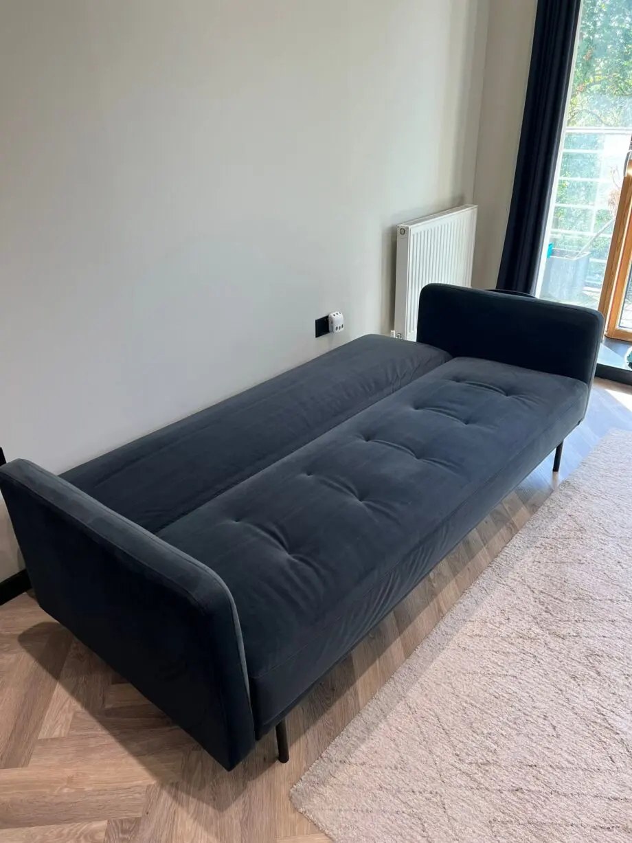 Made - Navy Blue - 3 Seater Sofa