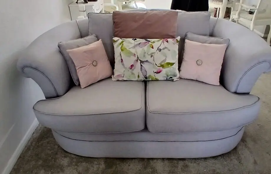 Beautiful 2 and 3 seater sofas in pale blue