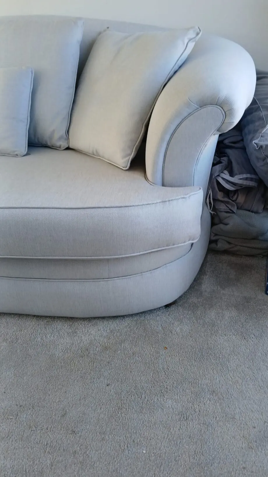 Beautiful 2 and 3 seater sofas in pale blue