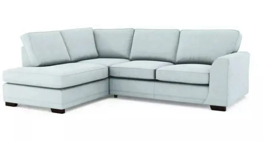 Dfs Light Blue Orka Corner Sofa Available Best & Discounted Price
