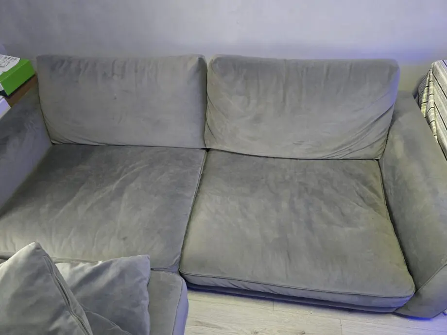Sofa Workshop and Pouffe - Grey Sofa