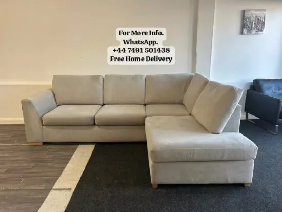 Dfs Orka Beige Corner Sofa For Sale Now