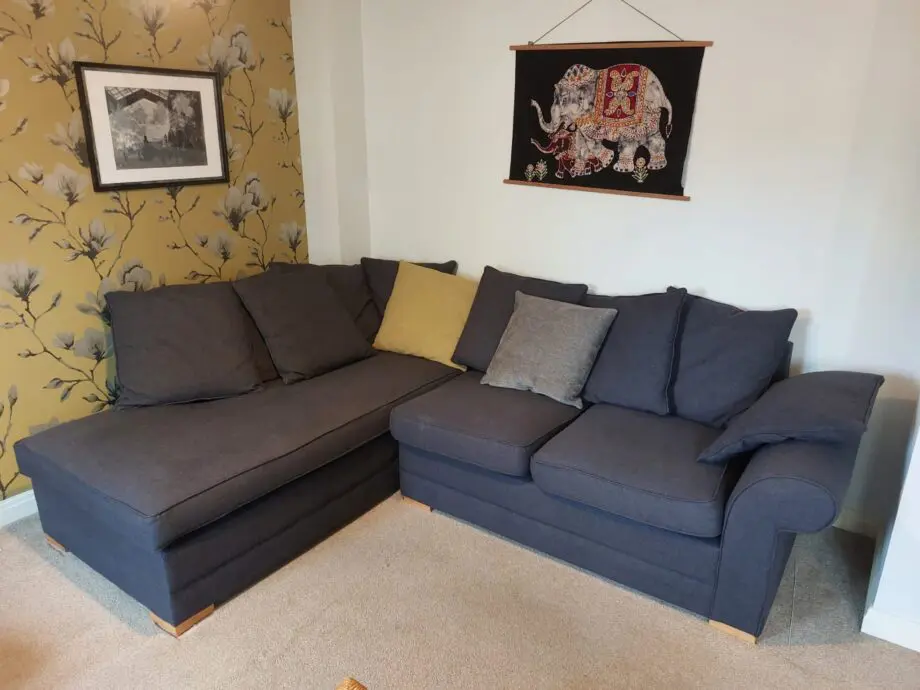 Blue Corner Sofa