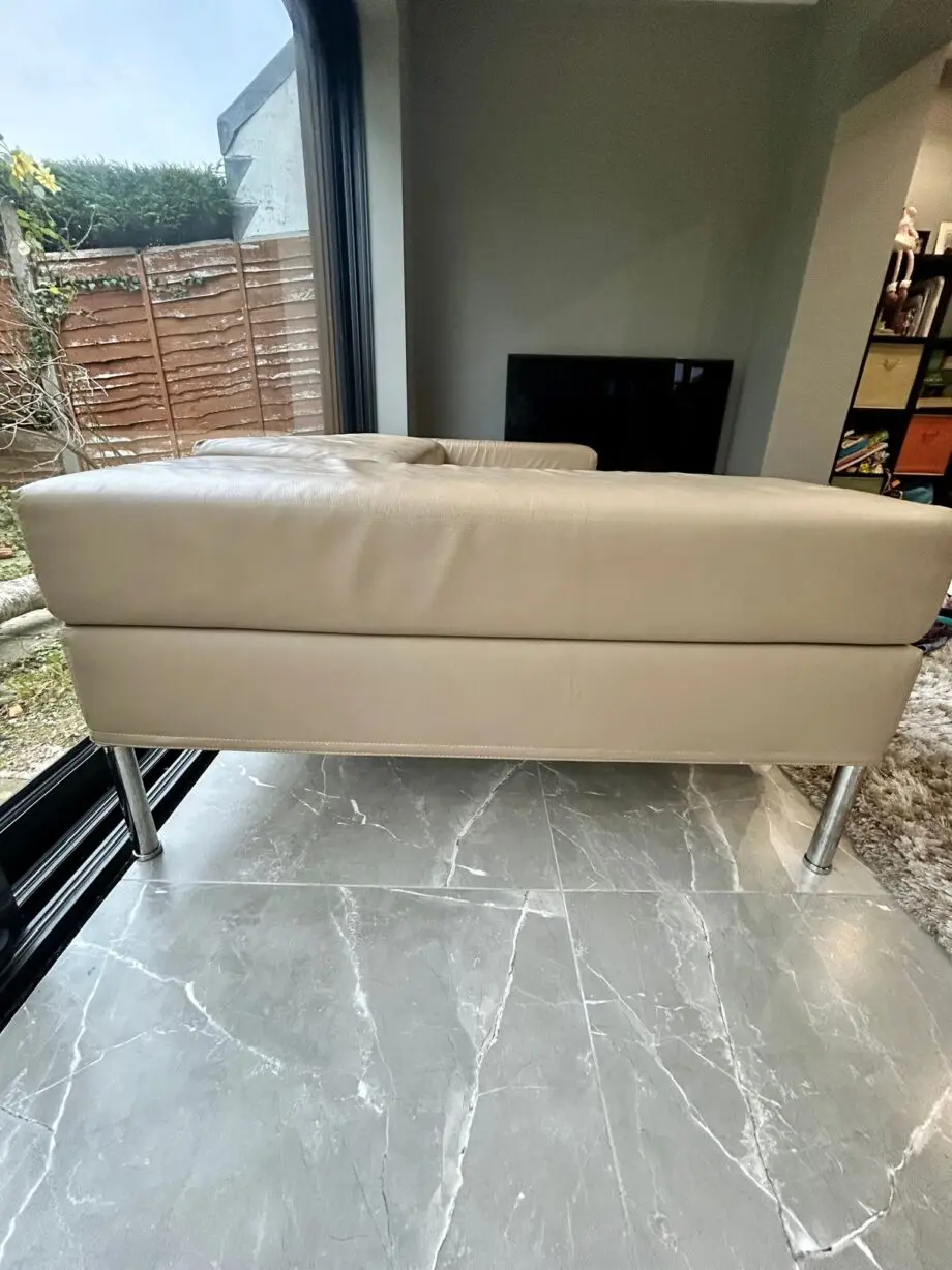 2 Seater modern reclining back sofa - Need re upholstering