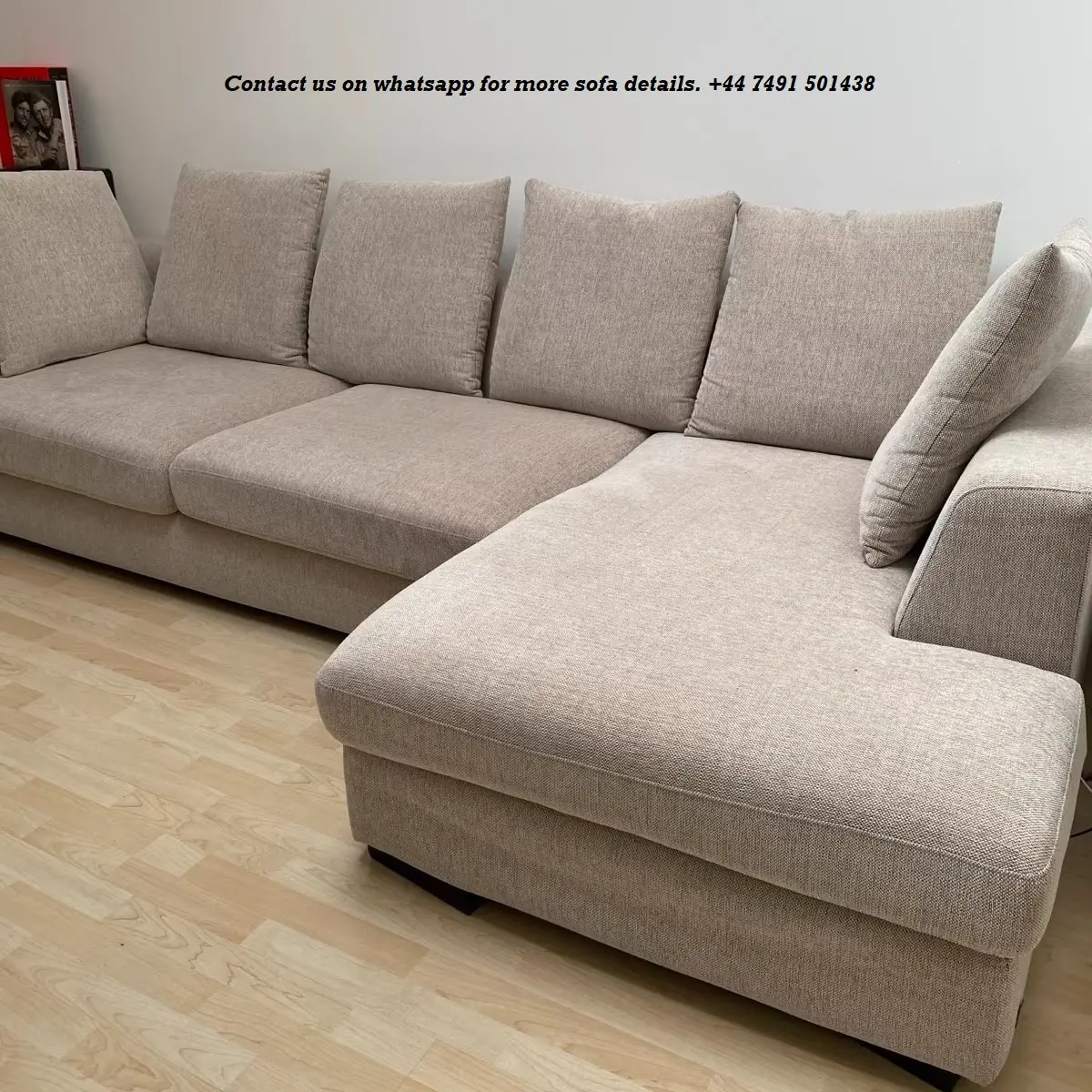 Dfs Long Chaise L-Shaped Corner Sofa For Sale