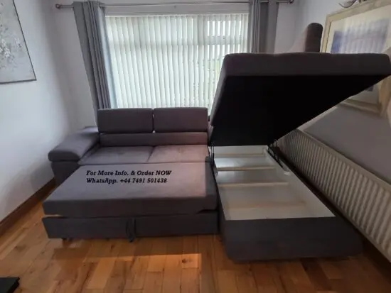 Artic Ottoman Storage Sofa Bed For Sale