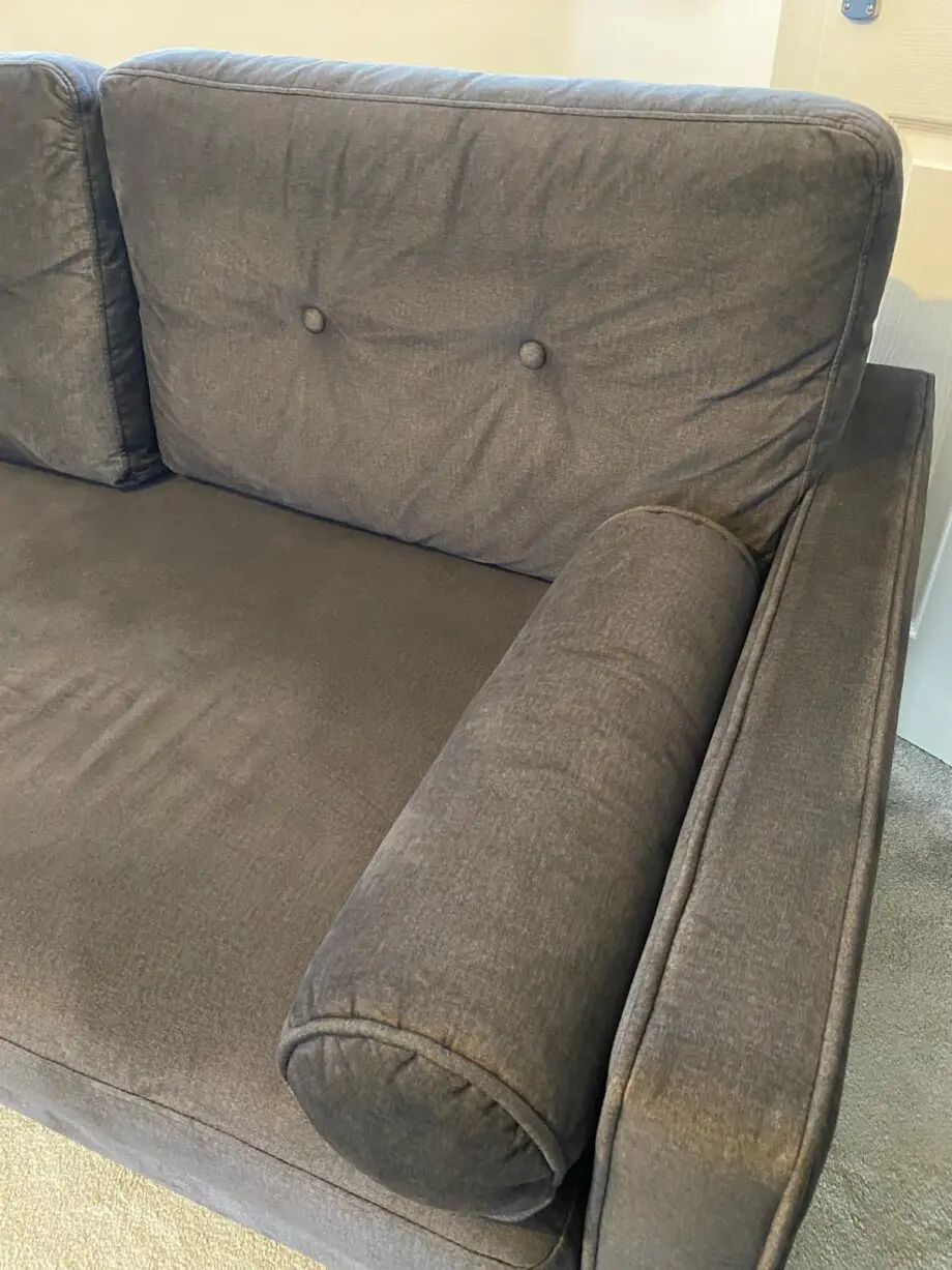 Grey Wayfair corner sofa bed